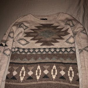 Tribal American eagle sweater